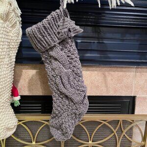House & Garden Knit Crochet Christmas Stocking